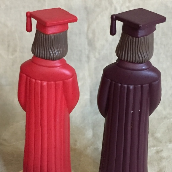 Vintage Graduate Cake Toppers Male And Female 80s - Picture 11 of 16